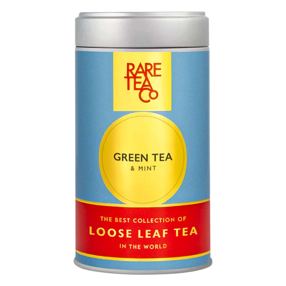 Empty Green Tea & Mint Tin