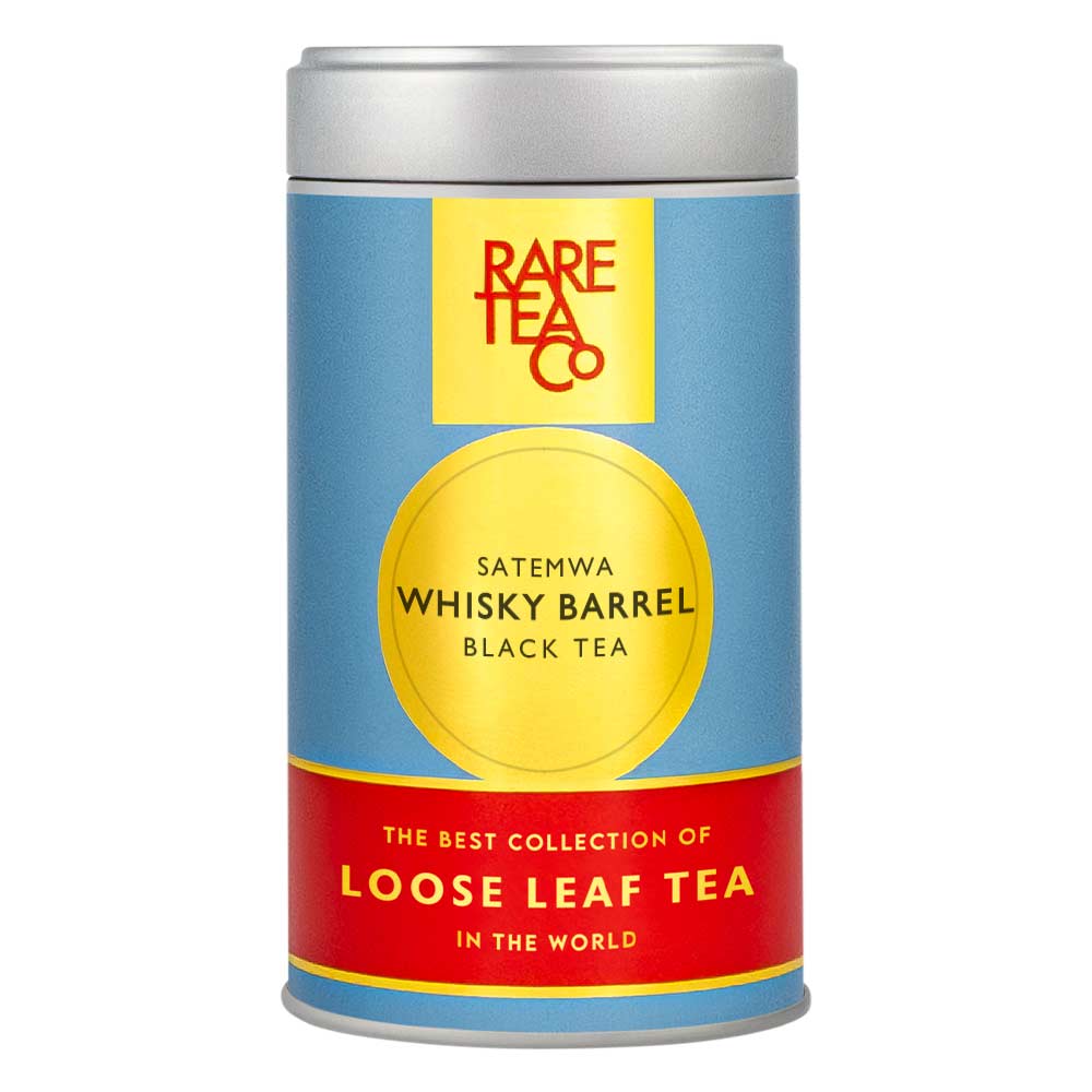 Empty Satemwa Whisky Barrel Tea Tin